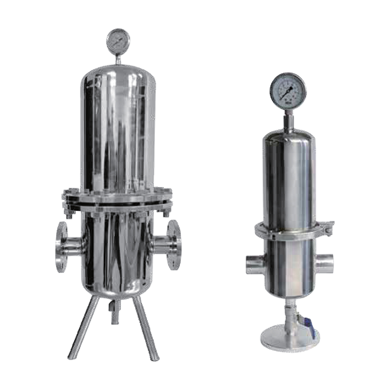 Rozsdamentes acél steril mikroszűrés sűrített légszűrő tiszta helyiségekhez